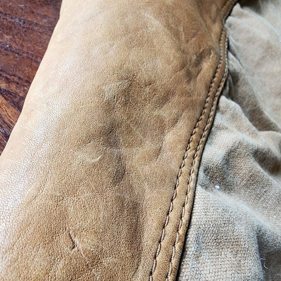 Vintage Marlboro Classics Tan Leather Vest - Men's Large - Picture 8 of 11